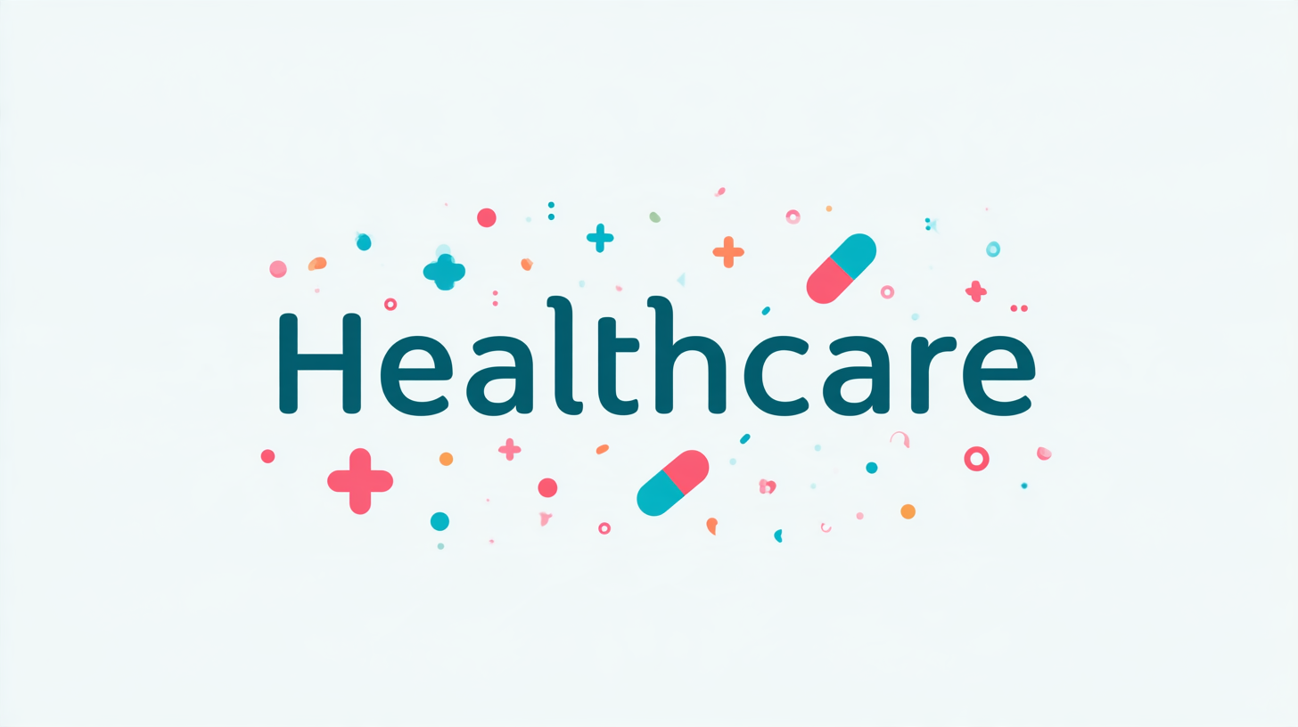a_graphic_design_of_the_word_Healthcare_ Healthcare graphic image